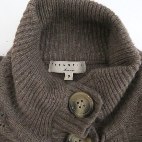 ESSENTIEL ANTWERP dolman cardigan cape sweater - Picture 5 of 6